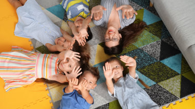 students smiling