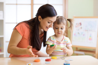 woman play with her daughter